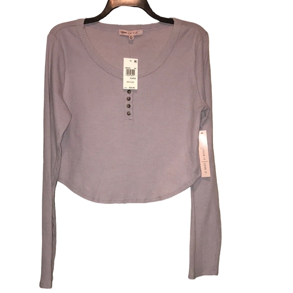 Grave Fame Waffle Knit shirt